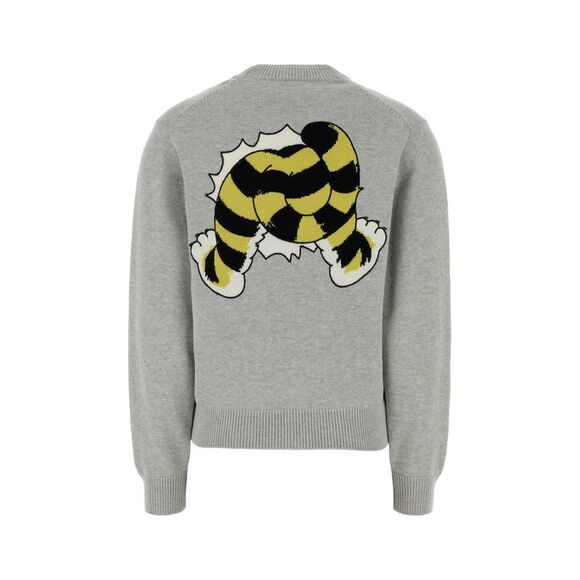 Kenzo Women Grey Wool Blend Sweater - Picture 2 of 2